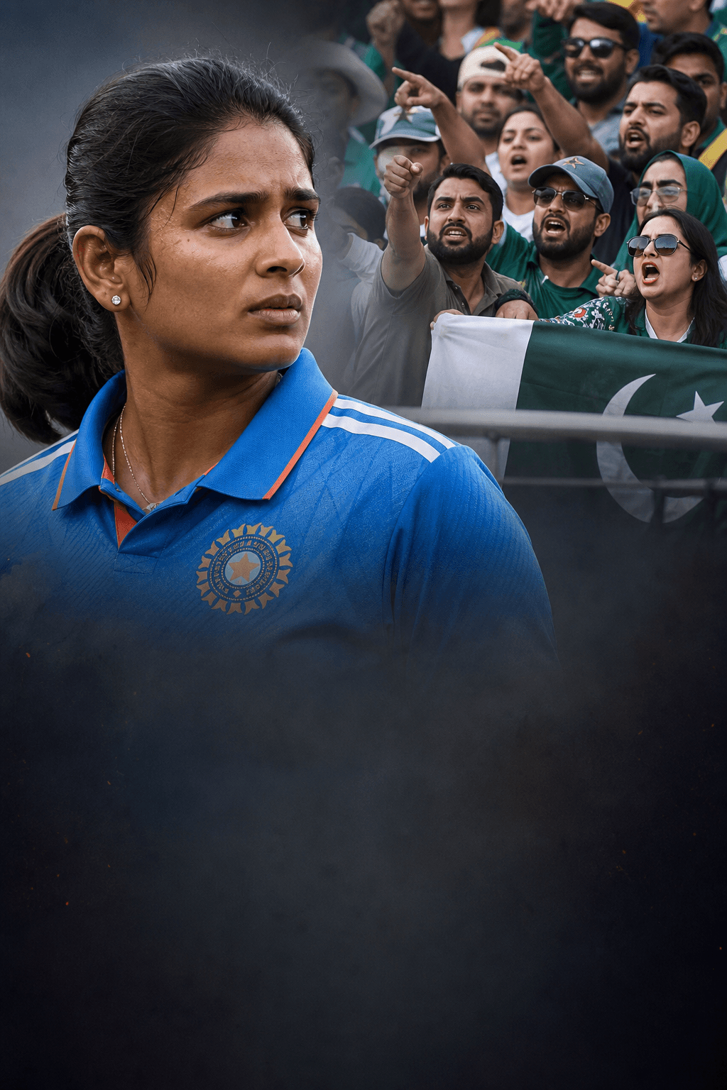 “Ladka khel raha hai…” — Kranti Gaud targeted by spectators during India vs Pakistan; disturbing video goes viral