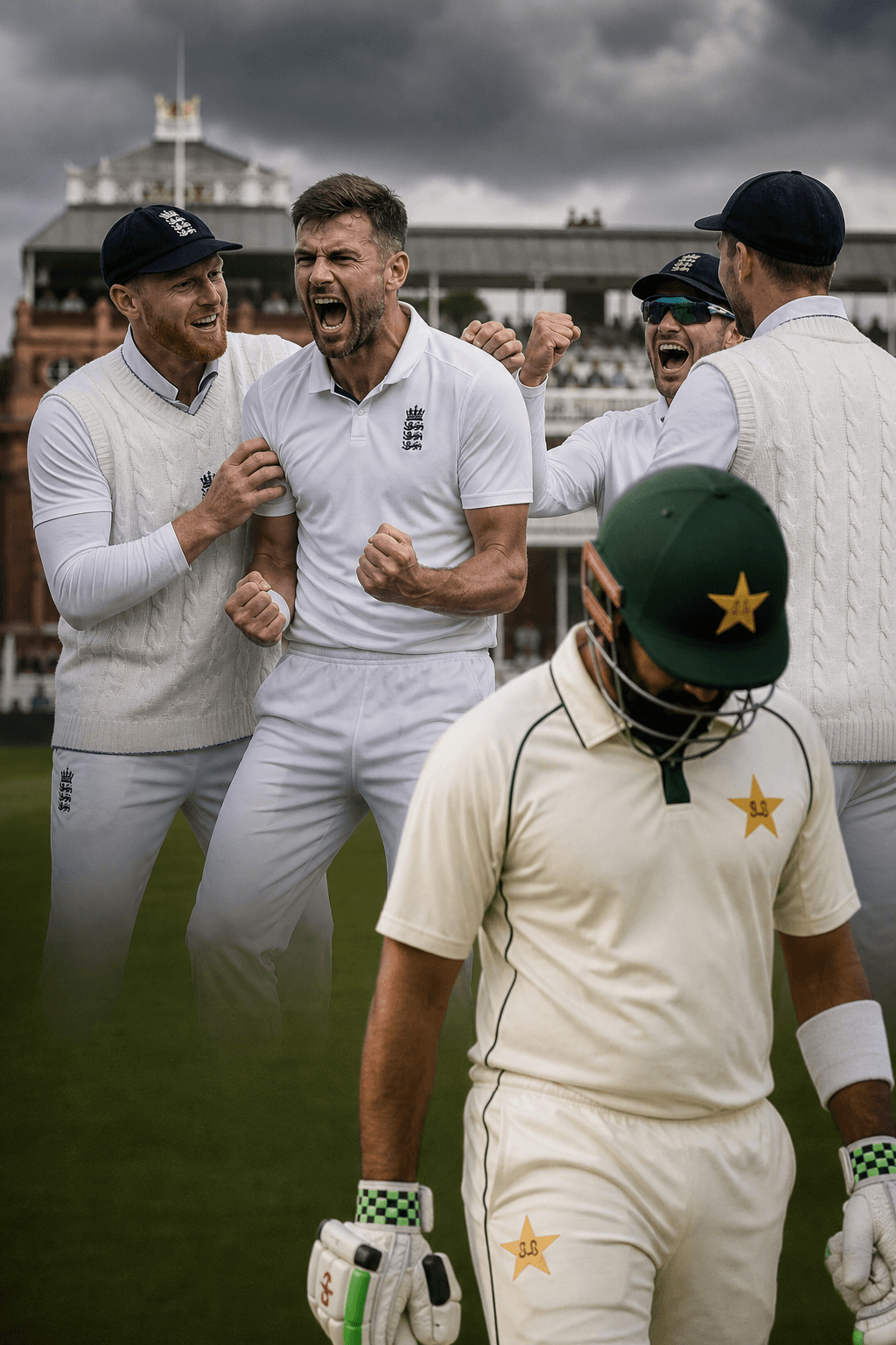 Pakistan CRUMBLE for 110 at Lord’s as England’s pace attack runs riot