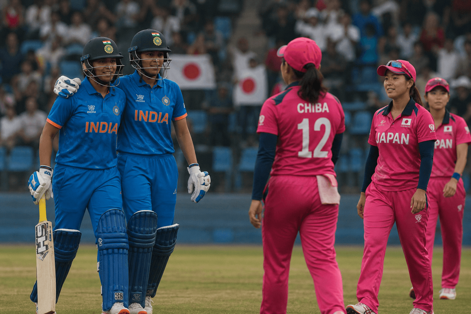 Japan Cricketers Hail India Match as an ‘Amazing’ Asian Games Experience