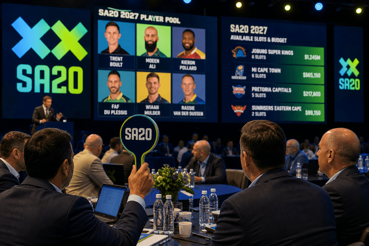 SA20 2027 Player Auction: Key Details for Fans
