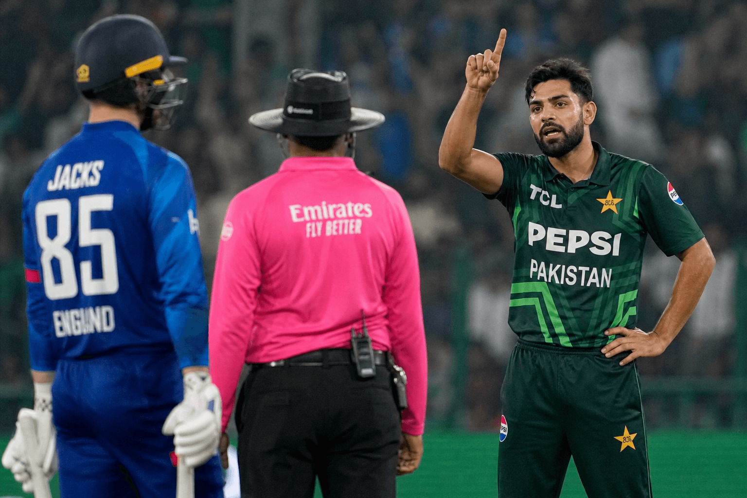 Pakistan bowler Haris Rauf reprimanded by ICC for Code of Conduct breach