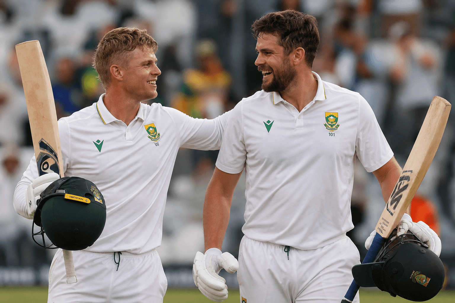 Rickelton and Mulder tons leave Australia chasing 288