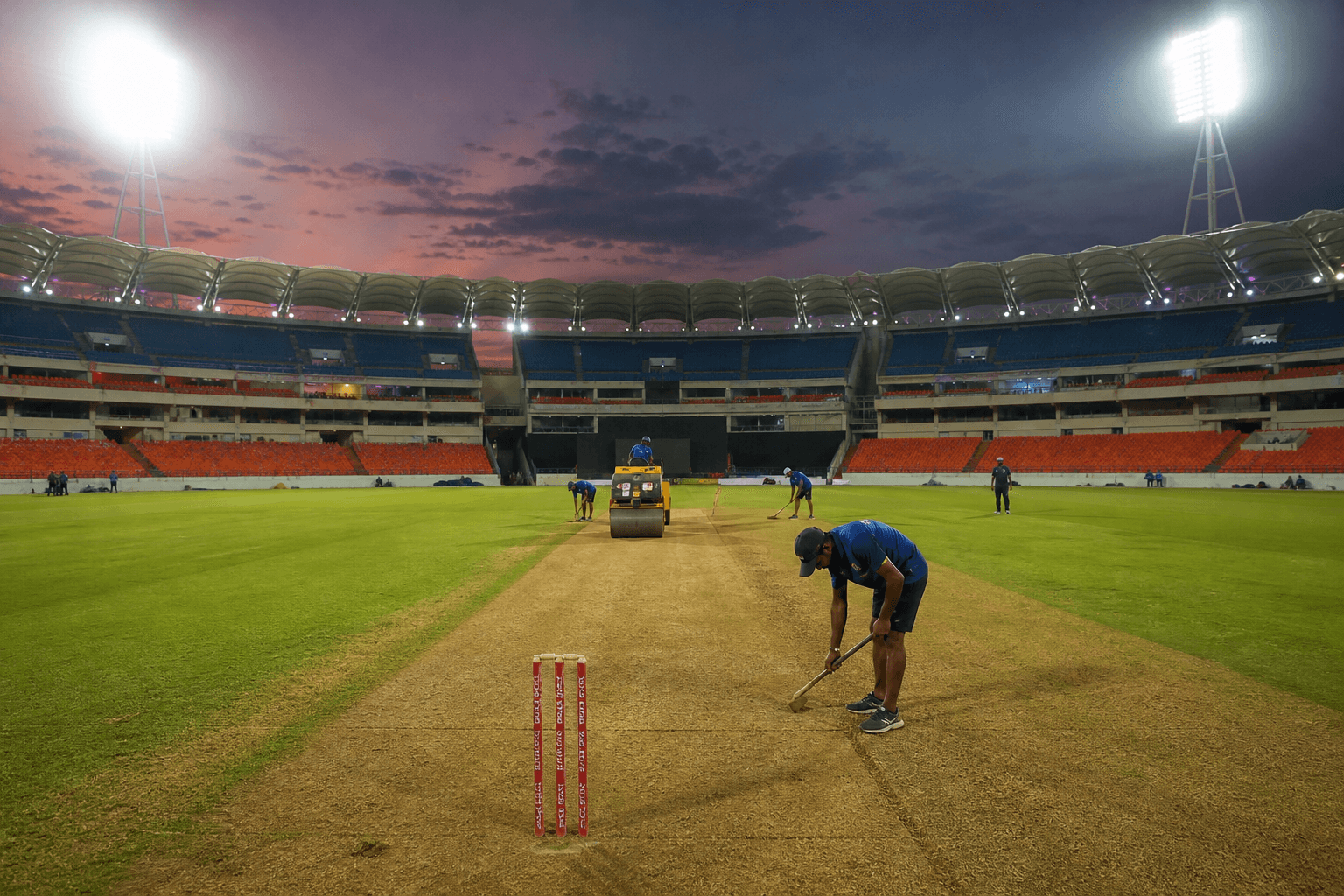 Hyderabad’s Relaid Pitch in Focus Ahead of Fourth T20I