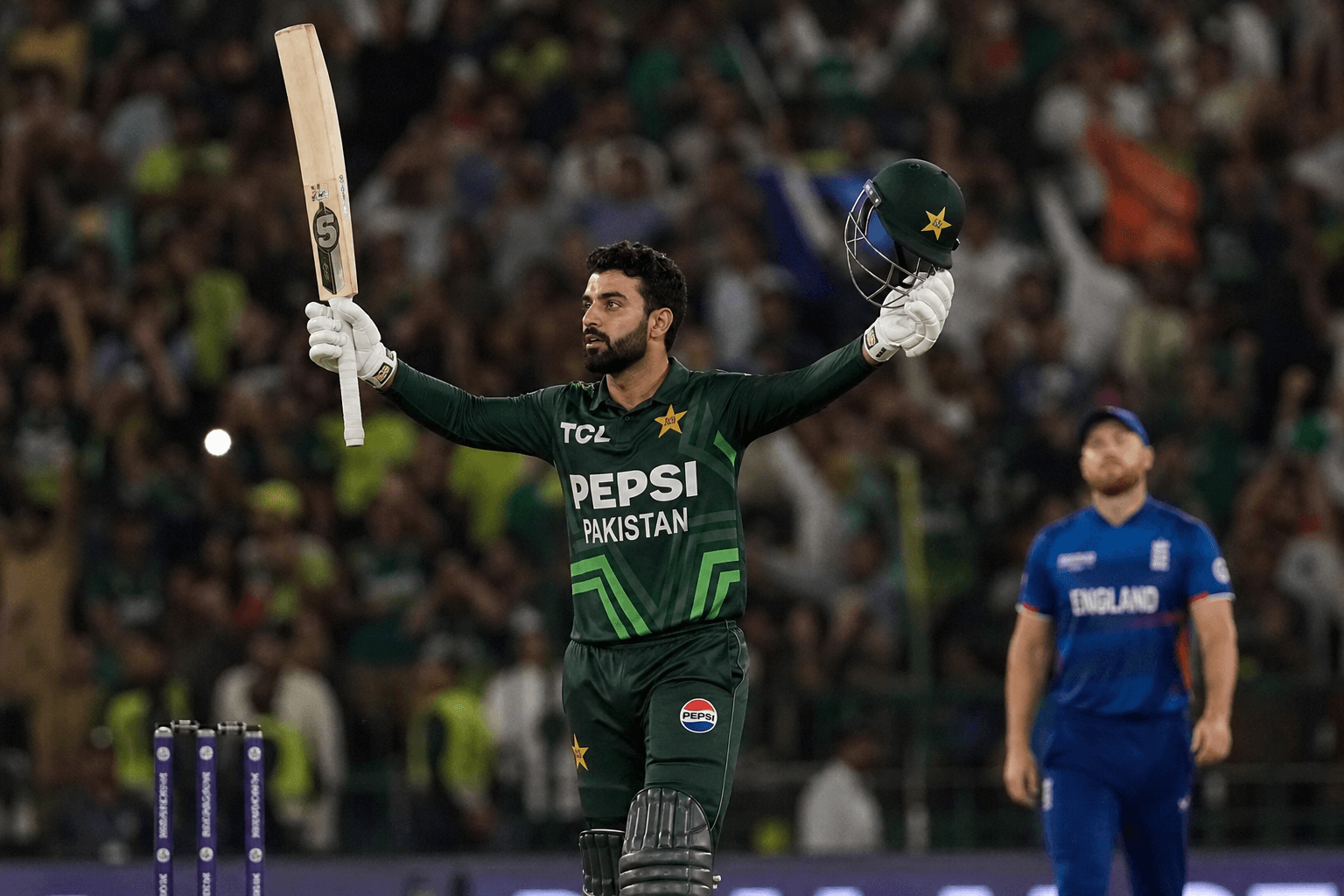 Shadab stars as Pakistan break 51-year record in run chase
