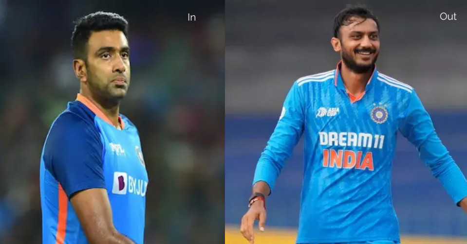 ICC Cricket World Cup 2023: R Ashwin has been named to India's World Cup squad in place of Axer Patel.