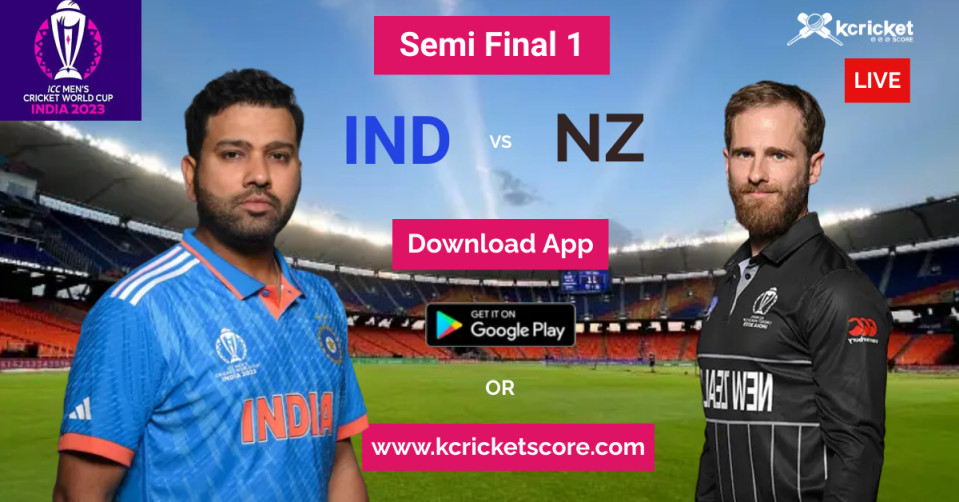 Cricket World Cup, IND vs NZ, Semi Final 1: Pitch report, Weather forecast and Match Details.
