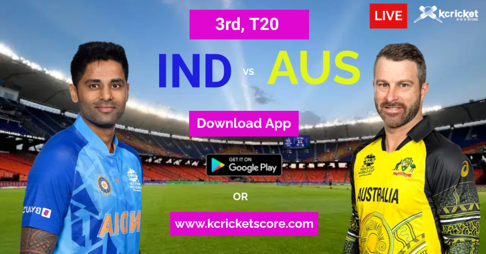 IND vs AUS, 3rd T20: Pitch Report, Weather Update and how to watch live match&nbsp;