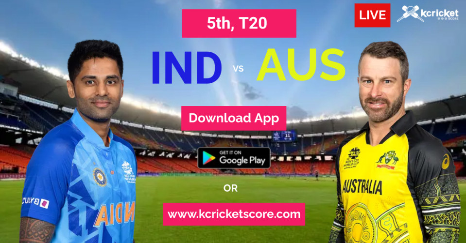 IND vs AUS, 5th T20: Pitch Report, Weather Update and Other Details.