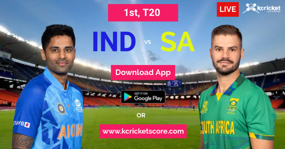 IND vs SA, 1st T20: Pitch Report, Head-to-Head Records, Weather Forecast and Live Streaming Details.
