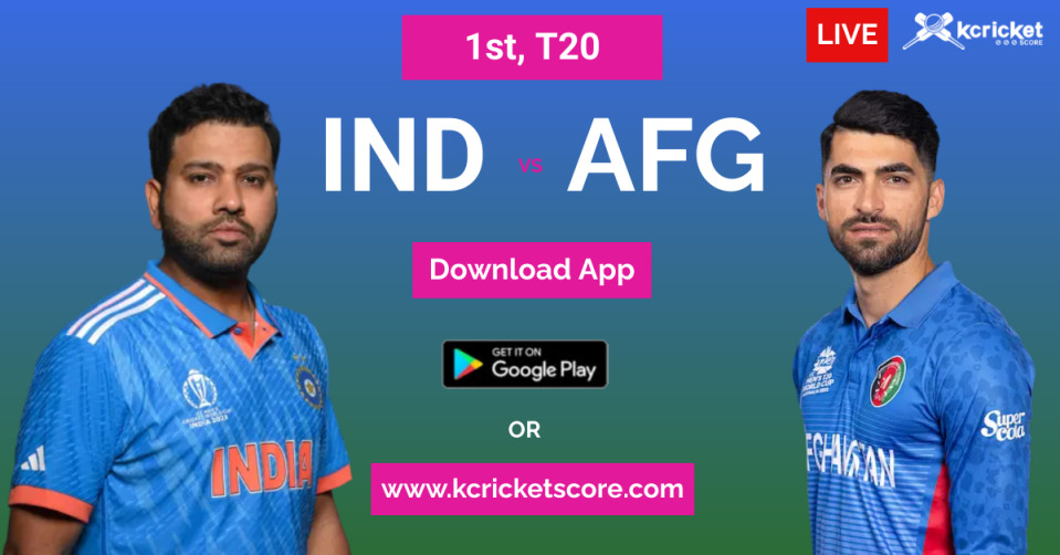 IND vs AFG, 1st T20: Wheather updates, Pitch report and other details.