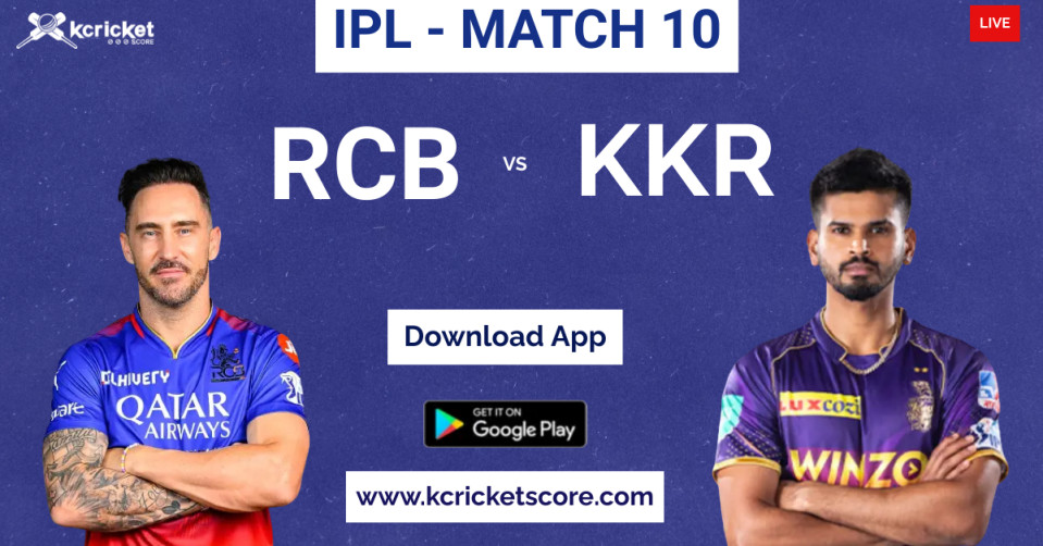 IPL 2024: Royal Challengers Bangaluru vs Kolkata Knite Riders | Streaming details.