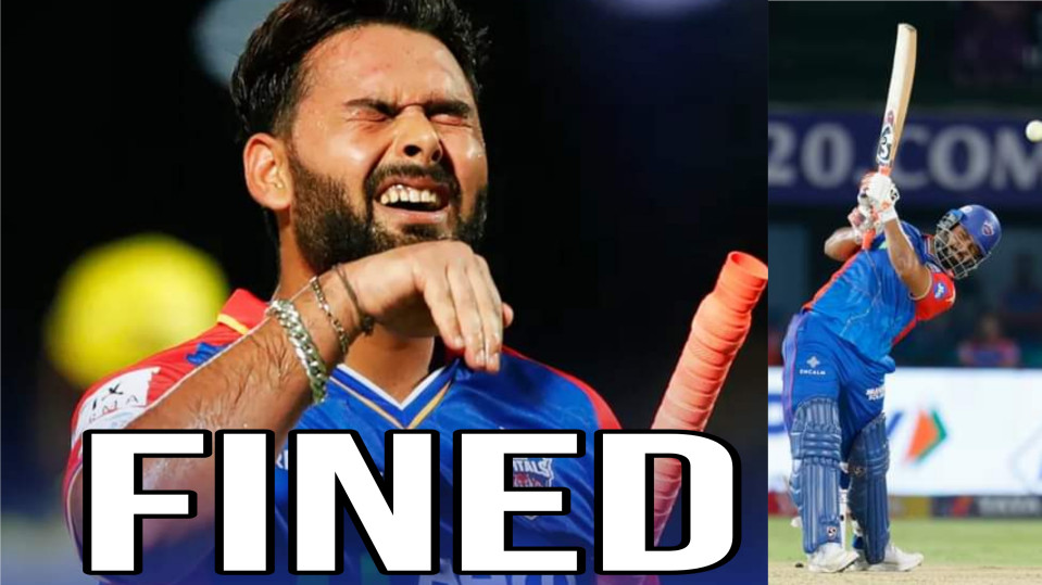 IPL 2024: Rishabh Pant fined Rs 12 lakh Punishment for Slow Over Rate