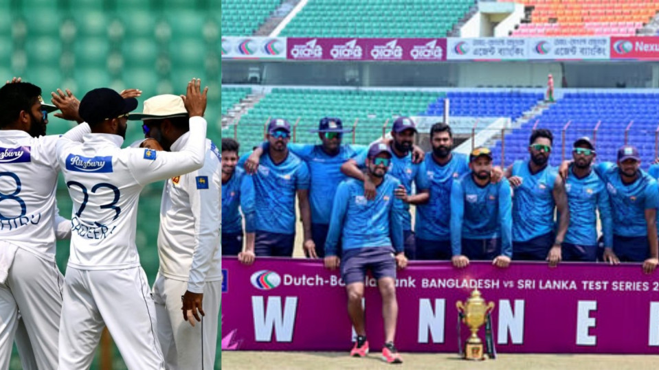 Bangladesh Whitewashed at Home, Shri Lanka won the 2nd Test and steal the Series