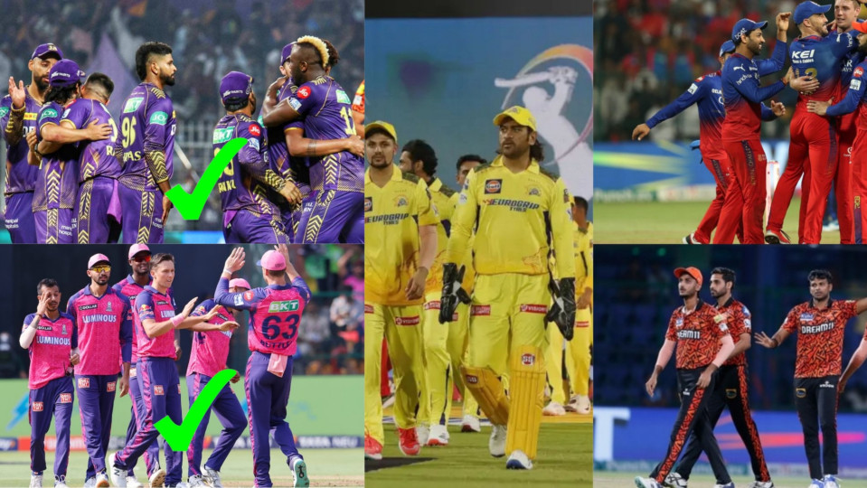 Let's Know Which Two Teams Can Joined KKR and RR at IPL 2024 Playoffs