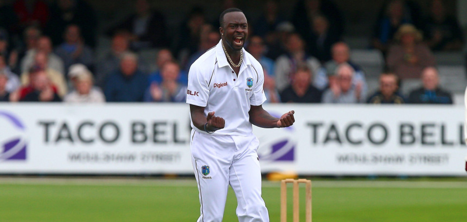Kemar Roach to miss test series against England due to knee injury