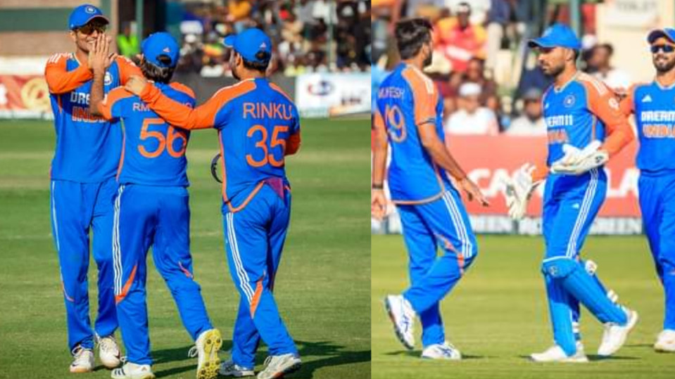 India Beat Zimbabwe by Massive 100 Runs and Levels the Series 1-1