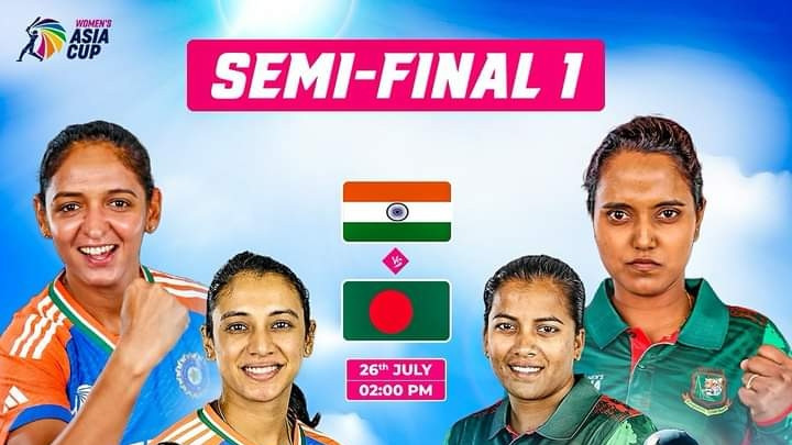 Women's Asia Cup T20 2024 Semi-Final 1: India vs Bangladesh Match Preview