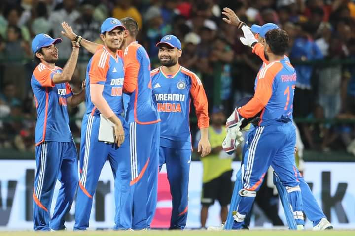 India Won the 1st T20I, Defeated Sri Lanka by 43 Runs and Took 1-0 Lead in Three Match Series