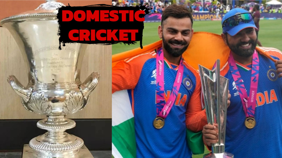 Senior Players Rohit Sharma and Virat Kohli in Domestic Cricket will Play in the Duleep Trophy