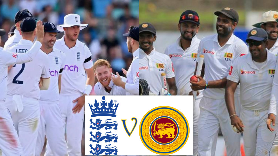 England and Sri Lanka Announced Their Playing XIs for the First Test Match Starting from Today
