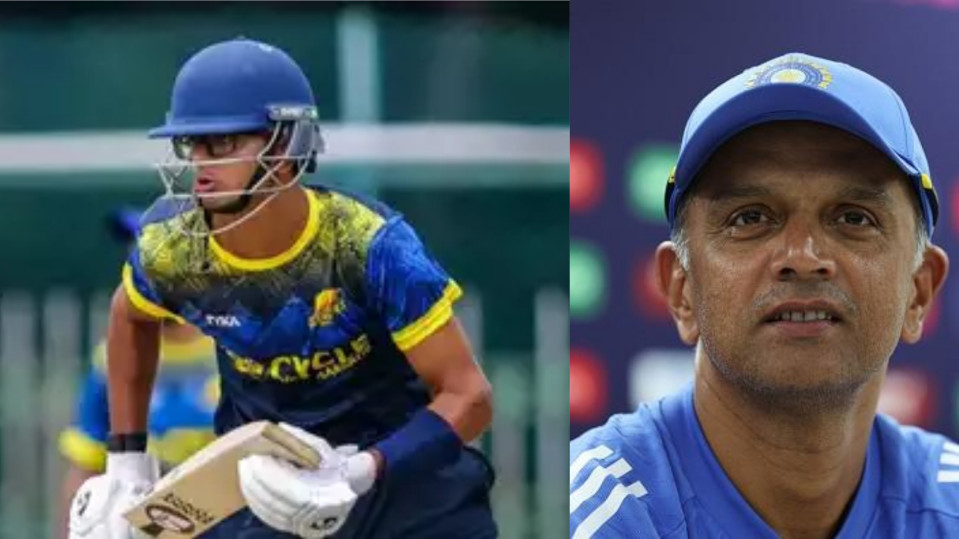 Rahul Dravid's Son Allrounder&nbsp;Samit Dravid&nbsp;has been Selected in India's Under-19 Squad