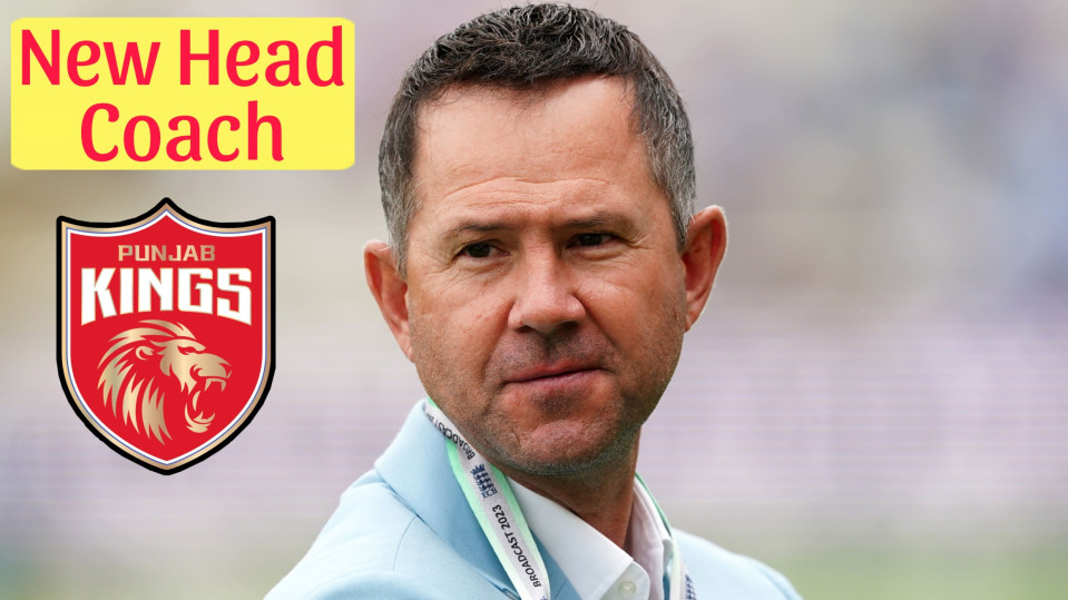 Former Australian Captain Ricky Ponting joins Punjab Kings as the New Head Coach