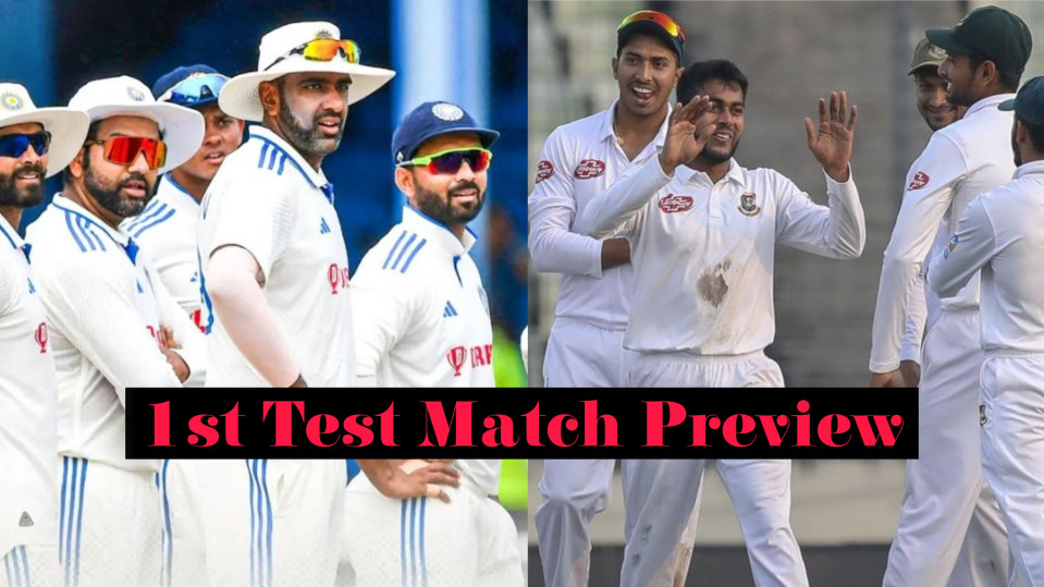 India vs Bangladesh 1st Test Match Preview: India will Play Test after Six Months