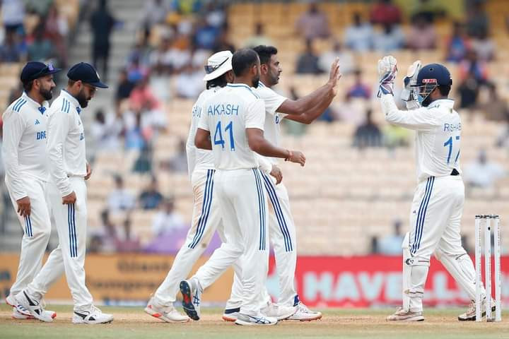 Indian Cricket Team Defeated Bangladesh by 280 Runs in the 1st Test at MA Chidambaram Stadium