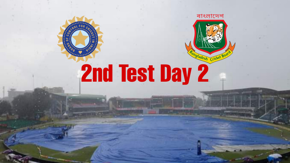 India vs Bangladesh 2nd Test: Rain in Kanpur Causing Delay in Start of 2nd Day Play