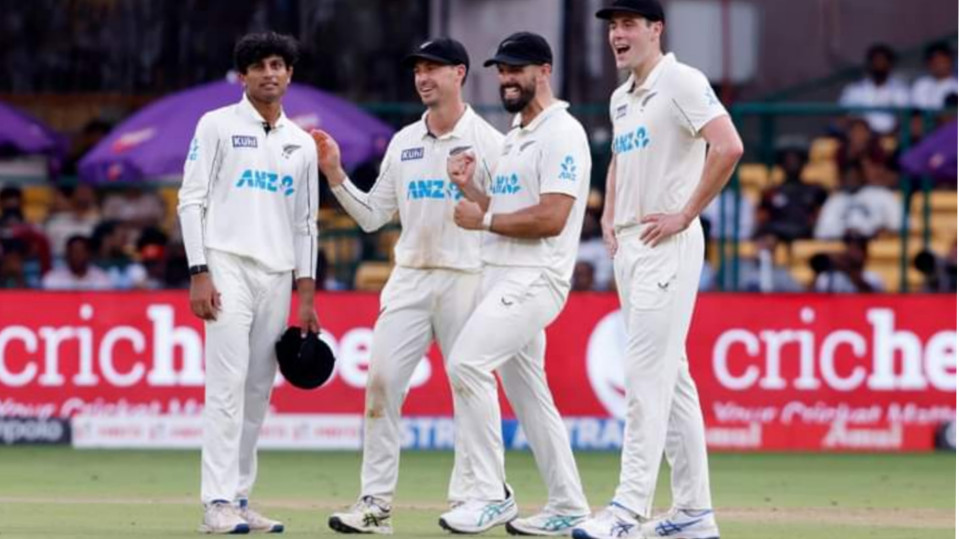 New Zealand Beat India by 8 Wickets in 1st Test Match and Register First Win in India in 36 Years