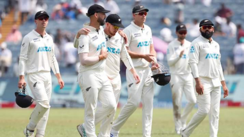 New Zealand Won the 2nd Test Match by 113 Runs, First Test Series Loss in Twelve Years for India at Home