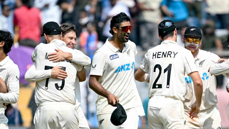 New Zealand Won the 3rd Test Match and Clean Sweept India in the Series by 3-0