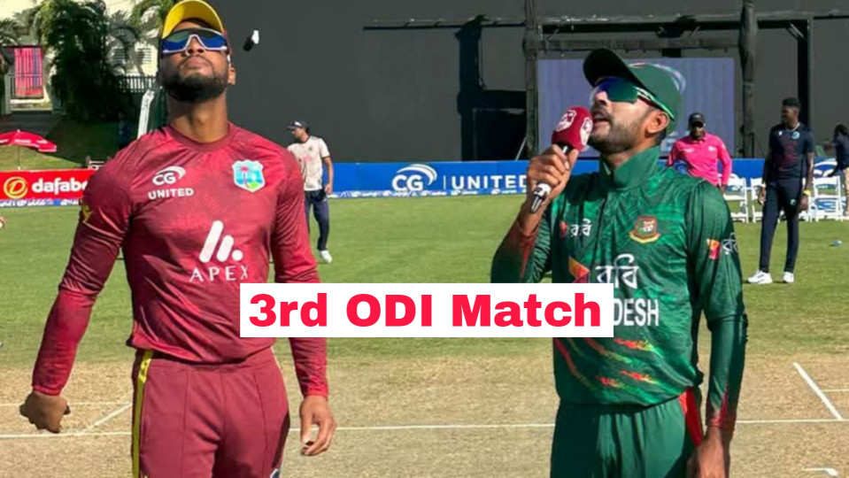 West Indies vs Bangladesh 3rd ODI Match Preview: Squads, Pitch Report and Streaming Details