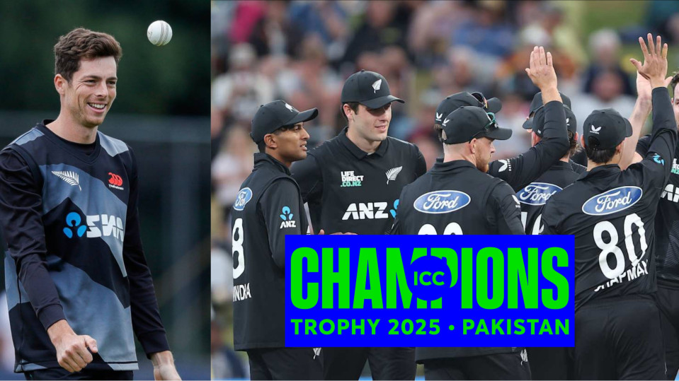 New Zealand Announced 15-Member ICC Men&#39;s Champions Trophy 2025 Squad with New White Ball Captain