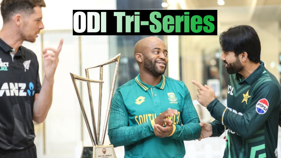 Pakistan vs New Zealand vs South Africa ODI Tri-Series Full Details