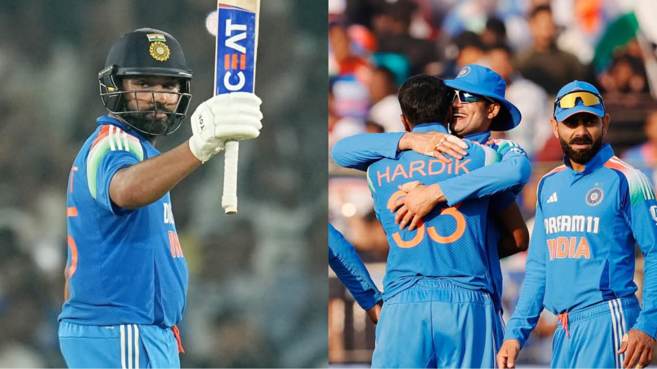 India Beat England in the 2nd ODI by 4 Wickets and Sealed the Series, Rohit Slams a Century