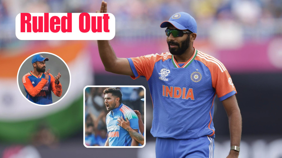 Jasprit Bumrah has been Ruled-Out of the 2025 ICC Champions Trophy due to a Lower back Injury