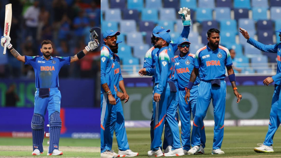 India Defeated Pakistan by 6 Wickets, Virat Kohli scored 51st Century of his ODI Career