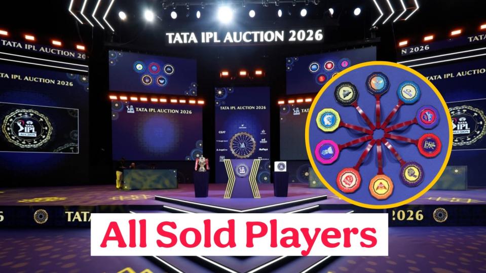 TATA IPL 2026 Mini Auction Review, Full List of Sold Players