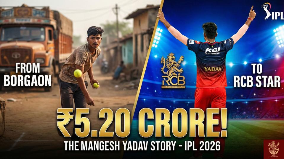 From Truck Cabin to RCB Star: The ₹5.20 Crore Life-Changing Moment for Mangesh Yadav