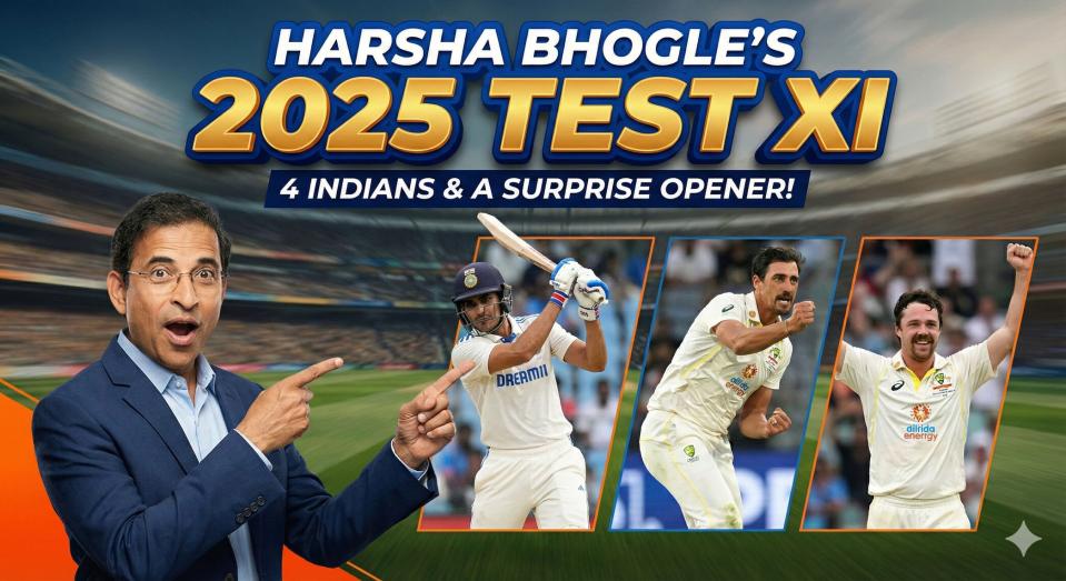 Harsha Bhogle Picks His Test Team of the Year 2025: 4 Indians Make the Cut