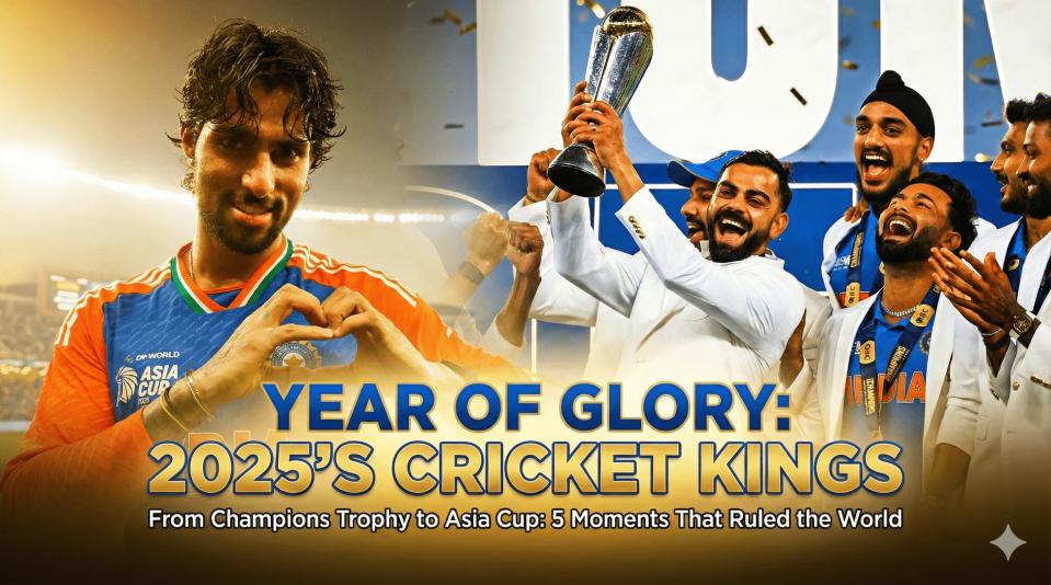 Relive the Champions Trophy 2025 Final Highlights and Best Cricket Moments 2025 in This Emotional Team India Year Ender