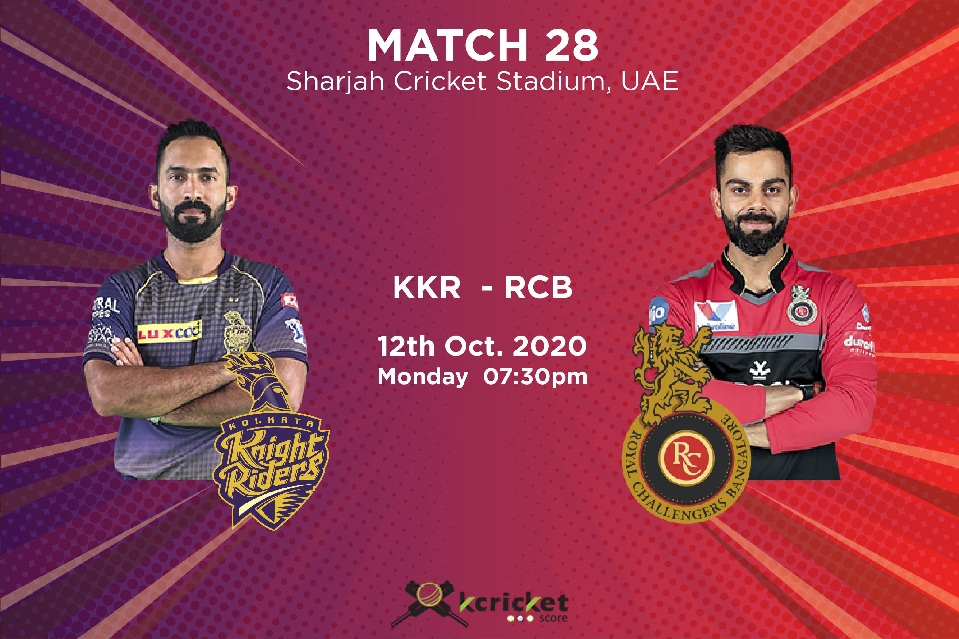 IPL 2020 Live: RCB VS KKR, Head to Head, Predicted Playing XI, Fantasy XI