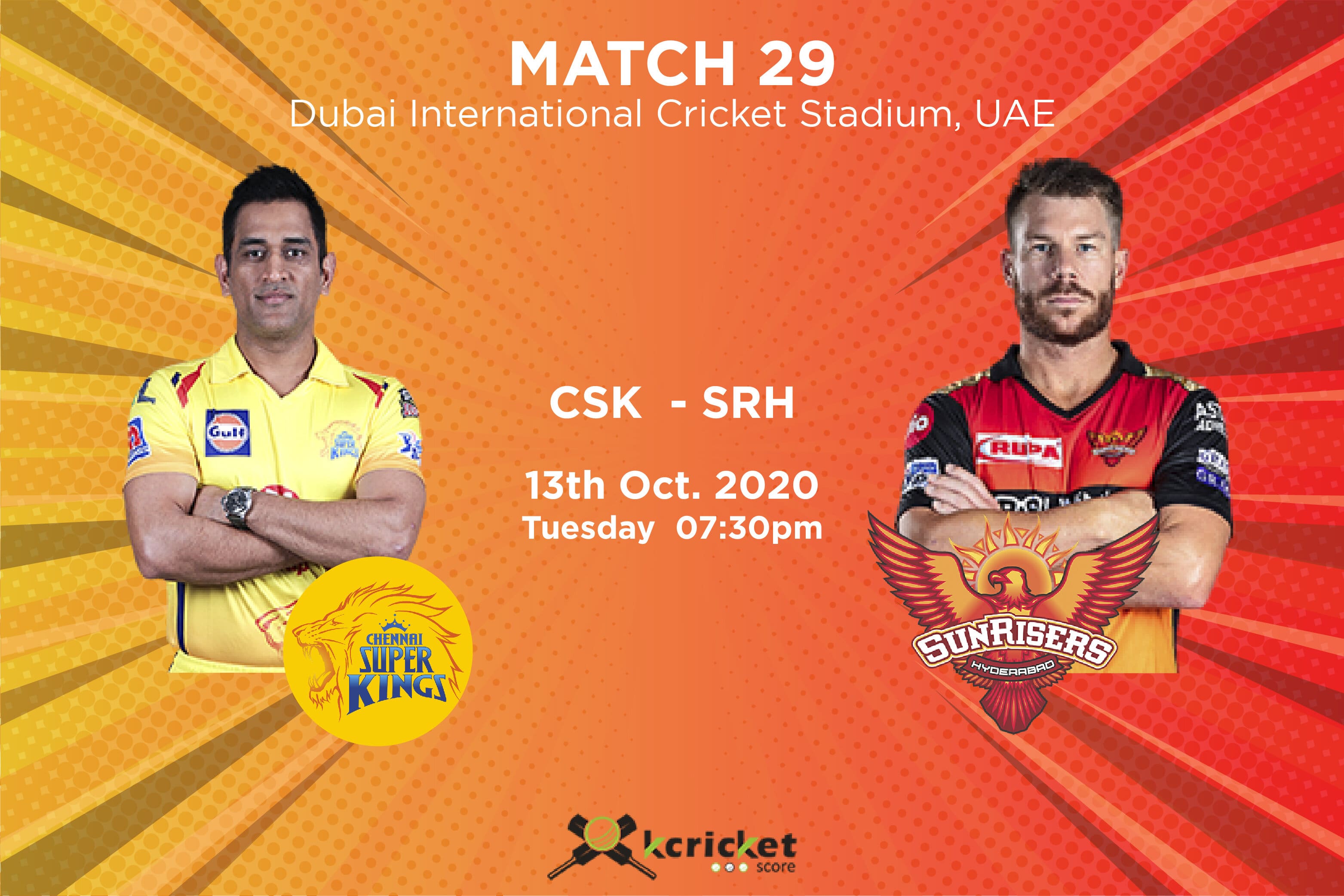 IPL 2020 Live: SRH vs CSK, Team News, Fantasy XI, Pitch Report