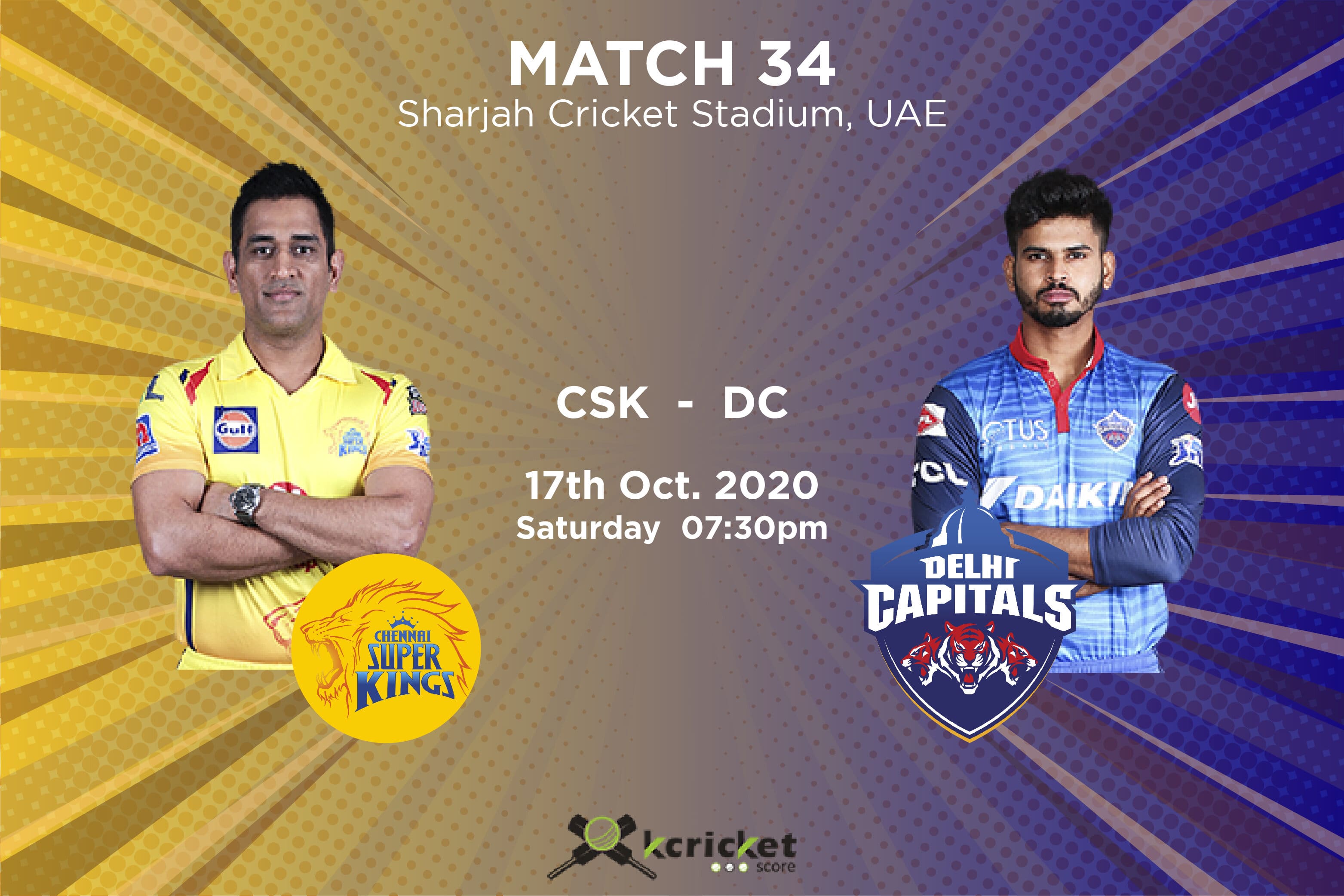 IPL 2020 Match 34: DC vs CSK, Pitch Report, Weather Report, Fantasy XI