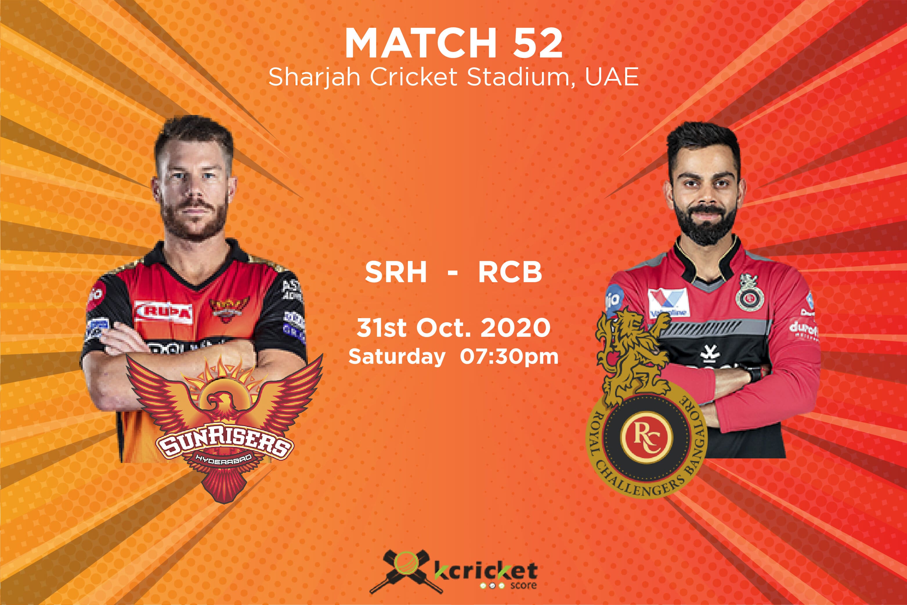 IPL 2020 Live: RCB vs SRH, Head to Head, Fantasy XI, Predicted Playing XI