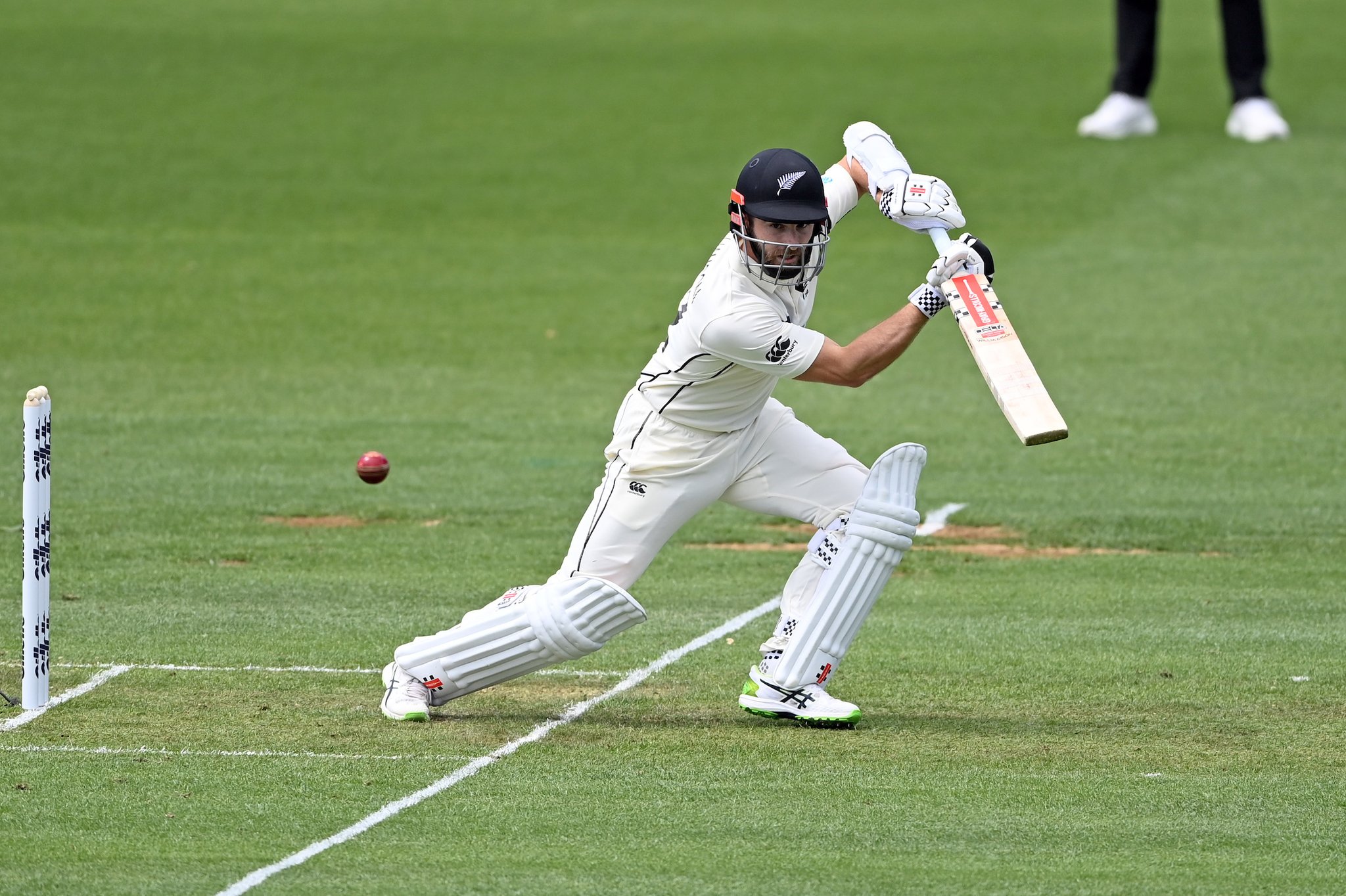 <p>Ross Taylor reacts to Kane Williamson surpassing him as New Zealand's leading Test run-scorer.</p>

