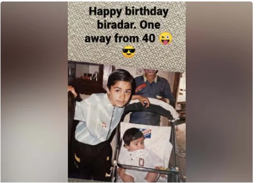 Virat Kohli wished his elder brother happy birthday with a childhood photo on Instagram