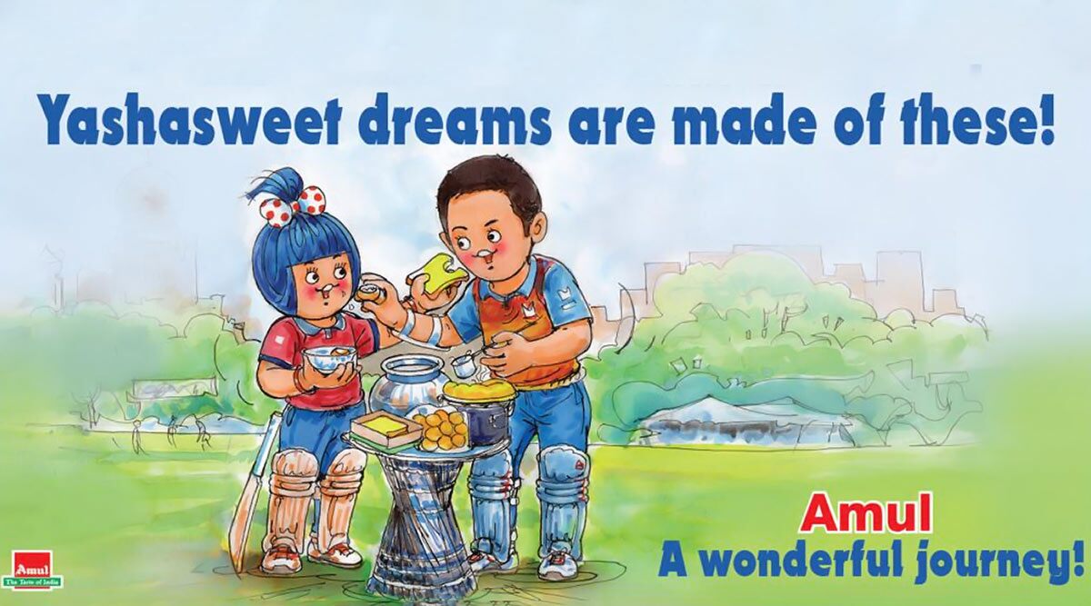Amul Lauds Yashasvi Jaiswal After Panipur Seller's Son Signed by Rajasthan Royals For 2.4 Crore in IPL 2020 Player Auction | LatestLY