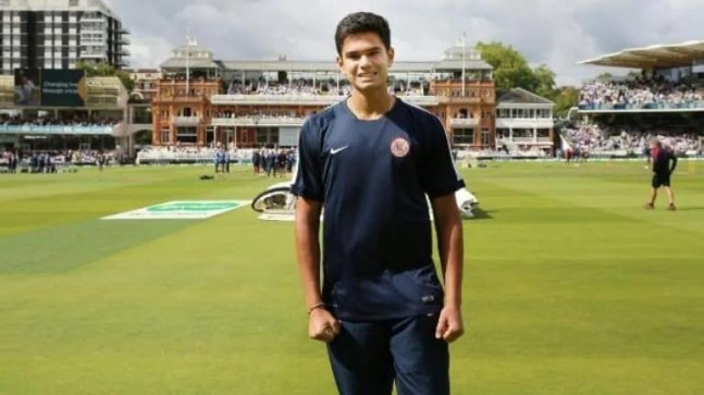 Arjun Tendulkar gets trained by Yograj Singh ahead of JP Atray Memorial Tournament